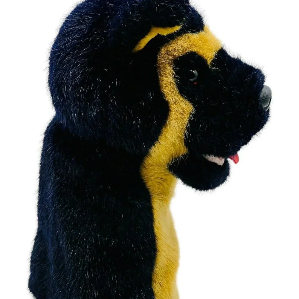 Dakin German Shepherd Puppet Plush Puppy K9 Dog‎ Stuffed Animal 10 inch 1993